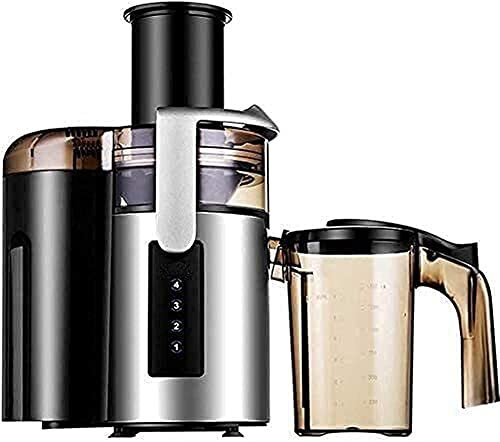 NSTVVEE Robot da Cucina Compatto, spremiagrumi Lento con Ampio Scivolo di Alimentazione, Bocca Larga, estrattore di spremiagrumi Intelligente a Cristalli liquidi, Succo di Frutta
