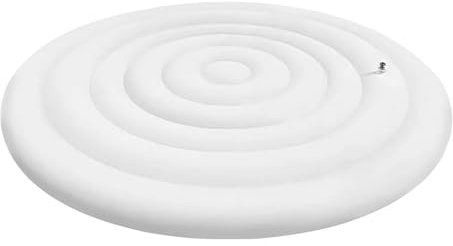 Runde aufblasbare Whirlpool-Abdeckung, 144,8 cm, faltbar, Lay Z Spa-Deckel mit Griffen, Pool-Badezimmer, Spa-Zentrum, Hostel-Abdeckungseinsatz, wasserdichte und langlebige Abdeckung