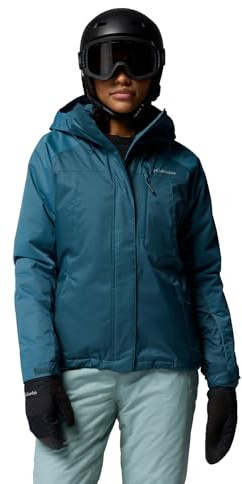 Columbia Womens Snowy Summit Insulated Jacket, Everblue Dobby, X-Small