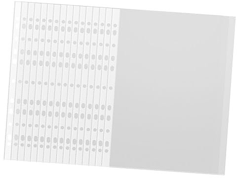 NUOBESTY 100stücke Transparente Dokumententaschen Für Lose Aus Schützenden Materialien Durchsichtige Aktenordnertaschen Wasserdichte Aktentaschen Zur Aufbewahrung