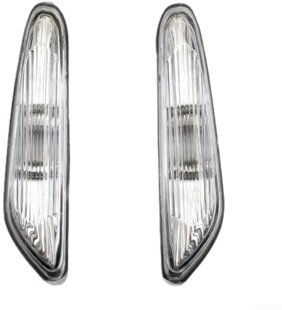 HpLive 1 Paar LED Seitenblinker Blinker,Seitenmarkierungsleuchte Blinkerlampe Für BMW E46 E60 E61 E83(White)