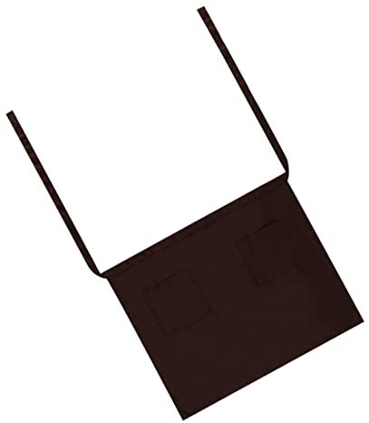 KICHOUSE Taillenschürze Mit Taschen Kurze Arbeitsschürze Für Kochen Und Servieren Robustes Polyestermaterial Verstellbarer Taillenbund Geeignet Für Zuhause Und Gastronomie