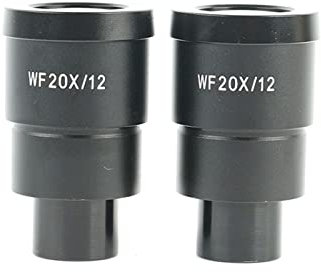 OUTFYT 1 Paar von Wf20x. Stereo-Mikroskop Weitwinkel-Okulare, weites Sichtfeld, hohe Augenpunkte 20-mal, Sichtfeld 12mm,Präzision & Komfort