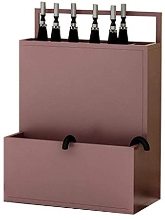 JYBNBBE Regenschirmständer, Regenschirmständer Kreatives Schmiedeeisen, Langes Und Kurzes Regenschirm-Aufbewahrungsregal, 15-20 Regenschirme,/Braun/48 * 27 * 67Cm