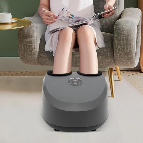 YNAADYH - Aparato de masaje eléctrico para pies y masaje Shiatsu con función de calor para pies, masaje eléctrico de pies con Shiatsu y función de calor, aparato de ma