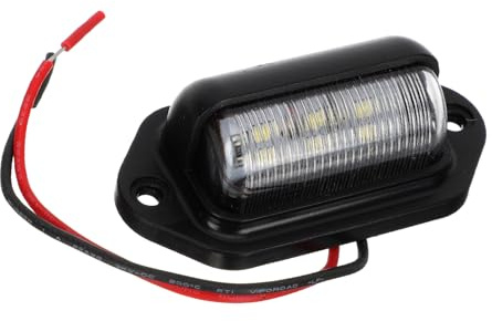 Alipis Luces LED para Matrícula de Coche y Camión Lámpara Trasera Multifunción para Remolques con Iluminación y Alta Durabilidad