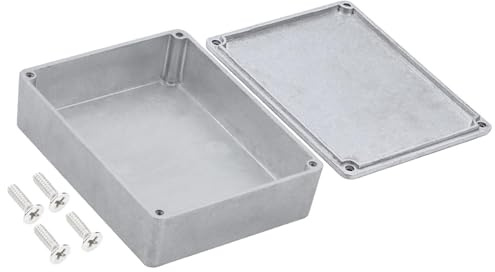 AMSLSIU Aluminium Gehäuse für Gitarrenpedale – Einfaches Stompbox Design zur Erzeugung einzigartiger Sounds – Geeignet für Musiker aller Spielstärken – DIY E Gitarren Effektpedal Gehäuse
