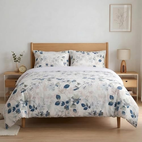 Etrexonline Juego de Funda Nórdica 3 Piezas Cama 90 Microfibra Suave Transpirable - 1 Funda Edredón 150x220 cm, 1 Bajera 90x200+30 cm y 1 Funda de Almohada 50x90 cm (Herbal)