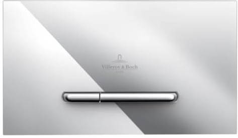 Villeroy & Boch VB WC-Betätigungsplatte ViConnect 9221 253x145x20mm Verchromt