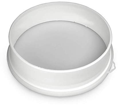 Tredoni 24cm/9.5 Kosher Flour Sieve Strainer 71 Mesh - Plastic Sifter Silk Nylon Mesh, Multicolor