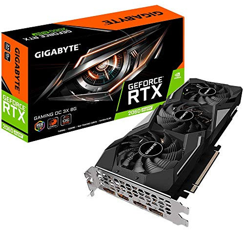 Gigabyte GeForce RTX 2060 SUPER GAMING OC 3X 8G, GV-N206SGAMING OC-8GD