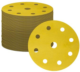 STIER Schleifscheiben Universal D125 / P100 / 8-Loch / 50 Stk., Schleifpapier, Exzenterschleifpapier, Exzenterschleifscheiben, 125mm