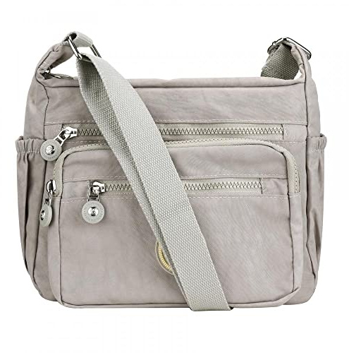 Milky Way Wasserdichte Damen-Umhängetasche, mit mehreren Taschen, verstellbarer Riemen, Crossbody-Handtaschen, lässige Segeltuch-Kuriertaschen