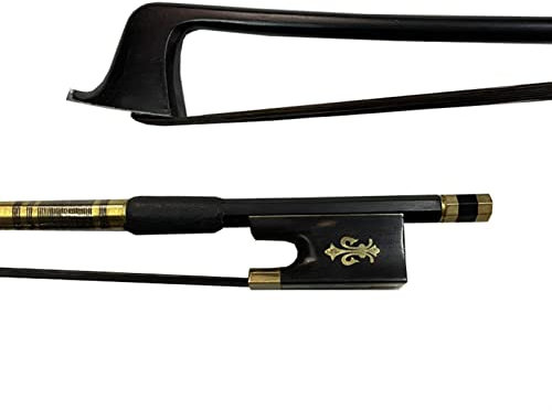 High Class Black Carbon Faser Geige Bogen 4/4 Größe Neues Schwarzes Pferdehaar Professionell Geigenbogen voller Größe