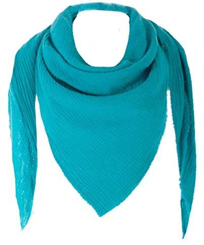 stylx XXL Tuch 23 Farben Farbwahl Halstuch Musselintuch Musselin Damen Damenhalstuch Dreieckstuch Schal Herren Männer Frauen Herrenhalstuch Dreieckig leicht (einlagig)