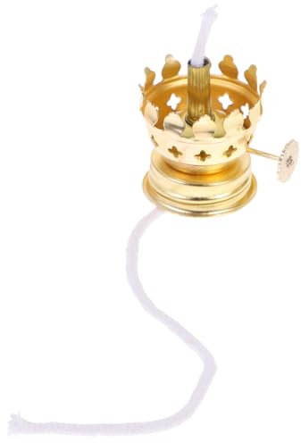 OSALADI Portalampada a Paraffina,Portalampada Telescopico Olio Per Lampada,Testa Della Lampada Porta in Fibra Di Bruciatori Di Lampade Ad Olio