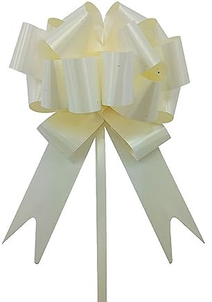 Herbests Geschenkschleife,30 Stück Geschenk Schleife mit Geschenkband Bunt Geschenkschleifen Dekoration Geschenkverpackung für Weinflaschen Geschenkverpackung, Hochzeit und Geburtstag,Beige