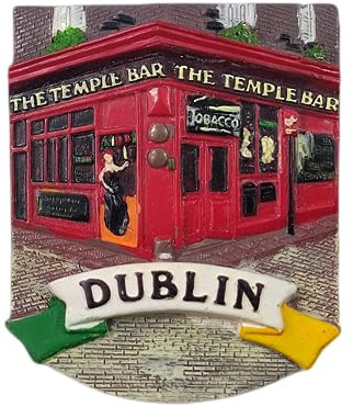 The Temple Bar Dublin Irland Kühlschrankmagnet 3D Reise Souvenir Kühlschrank Dekoration Magnet Aufkleber Handwerk Kollektion