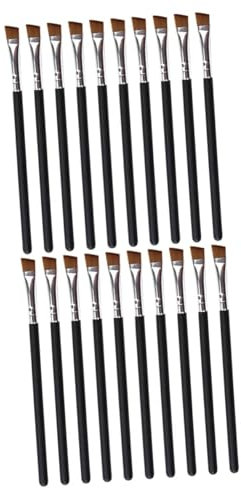 minkissy 20 Stk Augenbrauenpinsel Kosmetikpinsel Lipgloss-Kits dünn Hügel Bürste Augenbrauenkämme bilden Füllung Make-up Pinsel Augenbrauenkamm Augenbrauenbürste Bambus