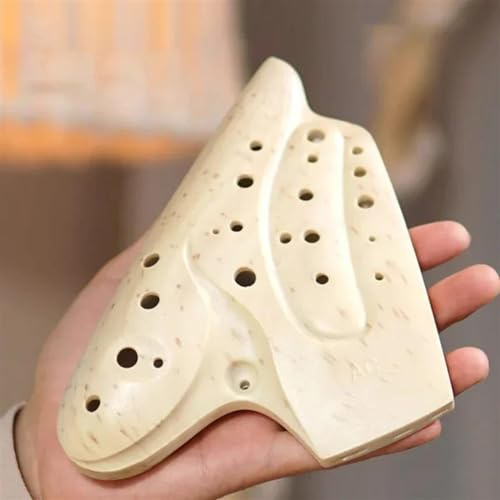 Okarina-Instrument Dreifache Okarina-Flöte, Alt-C-Taste Professionelle Okarina Seltene Anfänger-Musikflöte Mit Zubehör Geschenken (Color : 2)