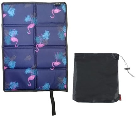 Hrlace Outdoor Sitzkissen Faltbar 40 * 29.5cm Sitzunterlage Outdoor Thermo Sitzkissen Sitzmatte Wasserdicht Tragbar Garten Isomatte mit 1 Aufbewahrungsbeutel für Camping Wandern Picknick