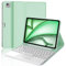 JADEMALL Tastiera con Trackpad per iPad Air 11 M2/M3 2024/2025, Italiano ‎QWERTY Tastiera Bluetooth Staccabile con Touchpad per iPad Air 11 Pollici M3/M2 2025/2024, Verde chiaro