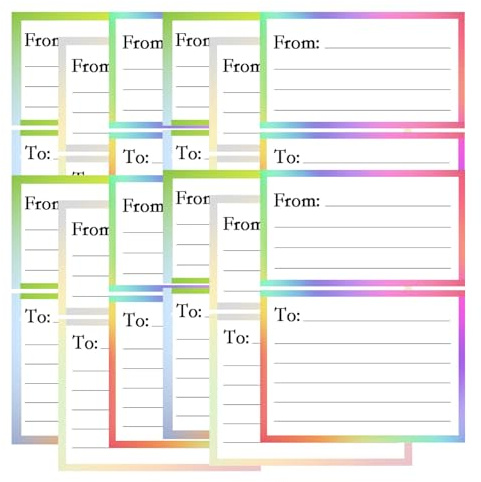 to from Return Address Mailing Labels,120 Pcs Christmas Return Address Label Shipping Labels Permanent Postage Guaranteed Stickers,3.5 x 4.5 Inch Address Tags Sticker for School,Home,Office