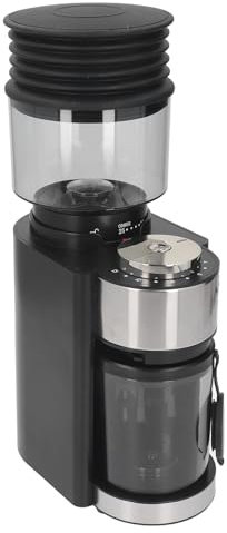 Molinillo de café Eléctrico de Rebabas, Molinillo de café en Grano de 150 W con 25 Ajustes Precisos para Goteo, Prensa Francesa, Molinillo de café Automático en Frío para