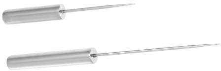 PRETYZOOM 2 Stk Eispickel Eishacker-bar Bar Mini- Kaltmeißel Handlicher Eiscrusher Pickel Zum Entfernen Von Eismeißeln Werkzeuge Zum Eisschnitzen Eiskratzer Rostfreier Stahl Silver