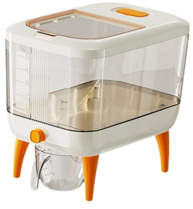Gralara Food Dispenser Container for Dry Goods and Rice, Multi, S