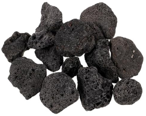 POPETPOP 1000g Bag Natural Lava Stones Aquarium Ornaments Volcanic Decorative Rocks for Potted Plants