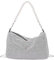 Vimmvid Damen Glitzer Tasche, Umhängetasche Silber Clutch Silber Clutch mit Abnehmbarer Kette Umhängetasche Kleine Tasche für Abend Prom Hochzeit Party Bankett