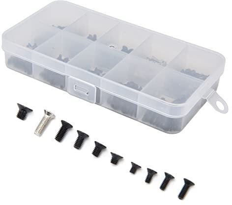 Juroupi 500Pcs Laptop Screw Stainless Steel Cross Screws Accessory Set Kit for Maintenance Repair