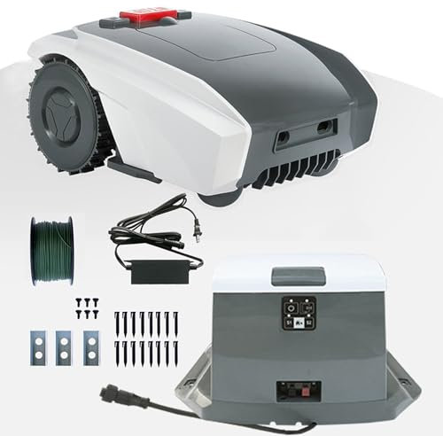 Automatic Robot Lawn Mower with GPS Navigation - Mows Up to 2/3 Acre, 29000 Sq.Ft, APP Control, Schedule, Anti-Theft, Self-Charging, Re-Cutting Capability