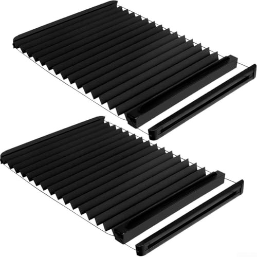 2 x Jalousien für Wohnmobil-Türfenster, verstellbare Wohnwagentüren, Fenster, Faltrollo für Lippert vorgefertigte Eingangstüren