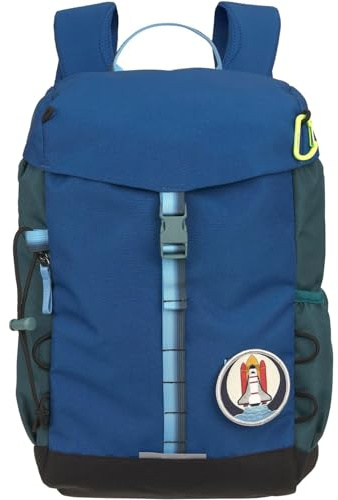 LÄSSIG Rucksack Big Outdoor Backpack 14L Unique Blue/Green dunkelblau