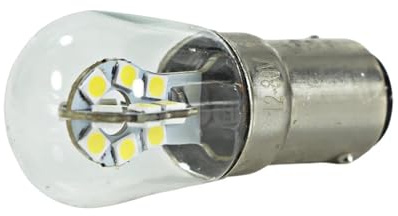 GENTERUN Bombillas Bulb B15 B15D 12v 24v 110v 220v 240v 36v Super 3W Cron Spotlight 360 Degree Refrigerator Light Sewing Machine Lamp(Warm White,10V to 80V_NO_B15)