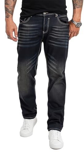 Rock Creek Jeans Herren Hose Regular Fit Herrenjeans Denim M24 | Herrenjeans aus Denim im bequemen Regular Fit, klassische Jeanshose für Alltag, Freizeit, Büro und moderne Casual-Looks