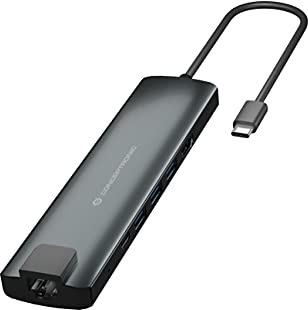 Digital data communication Adaptador USB-C 9EN1 Conseptronic DONN06 HDMI USB-C PD 100W USB 3.0 SD MICROSD RJ45