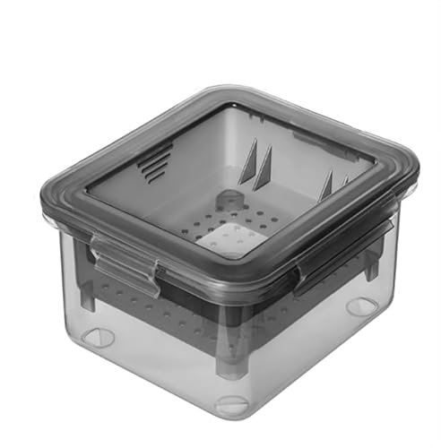 NIWWIN Molde de prensa de tofu, kit de prensa de tofu, caja de tofu, colador de tofu, cuajada de soja casera, drenaje integrado para herramienta de cocina casera (gris)