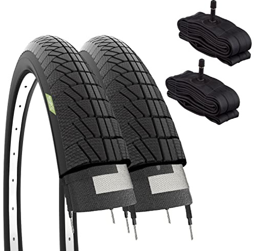 2 COPERTONI 20 X 1.75 (47-406) + CAMERE AMERICA PNEUMATICI STRADALI NERI GRAZIELLA CITY BIKE BICI BIMBO