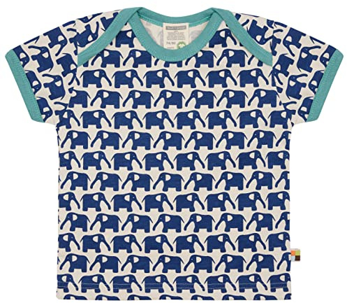 loud + proud Unisex Baby Elefanten Print, GOTS Zertifiziert T-Shirt