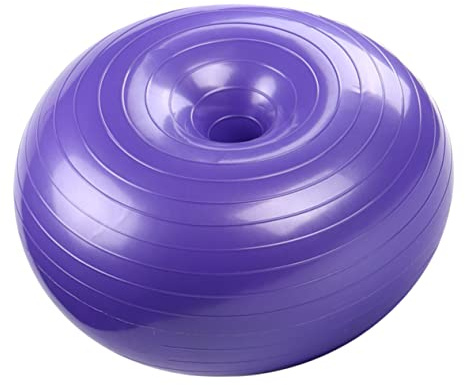 BESPORTBLE Mini-Donuts Gleichgewichtstraining Pilates Yoga Schweizer Fitnessball Gymnastikball Yoga-Hilfsball Gymnastikball Balanceball Pilates-Ball Sportbekleidung Rosa