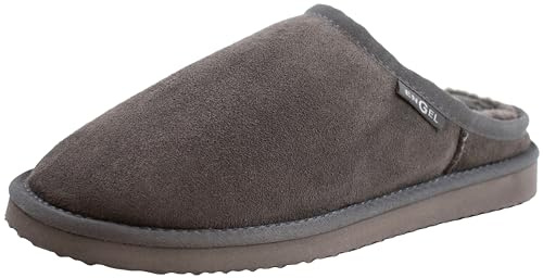Reissner Lammfelle Pantoffel Hausschuh HS-Island Veloursleder | Innenfutter echtes Merino Lammfell