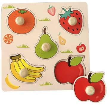 Puzzle Legno Bambini, Puzzle Animali in Legno, Giochi Educativi per Bambini 1-3 Anni