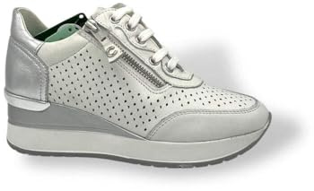 Cinzia Soft Donna Scarpe IV2523288 Sneakers con Lacci e Cerniera Bianco 39