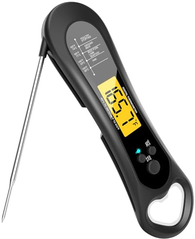 Meat Thermometer Digital, Waterproof Food Thermometer for Kitchen