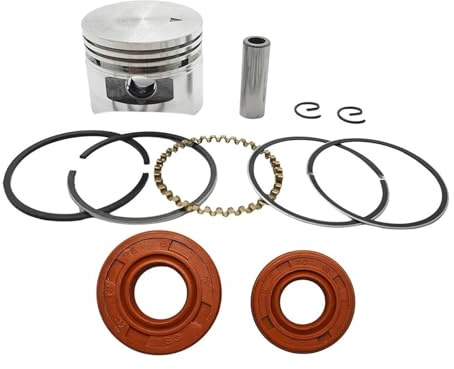 Kit de Piston de Cylindre Kit de Joints d'huile de Segment de Piston 35 mm pour Moteur de Tondeuse à Gazon 4 Temps pour Ho&ND&a GX25 FG110 HHT25S 25cc