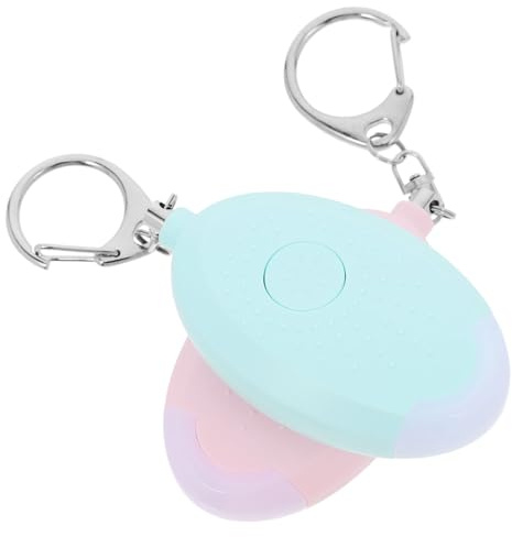 DIYEAH 2 Piezas Alarma Personal con Luz LED Alarma de Emergencia Portátil y de Seguridad para Mujeres y Mayores Rosa y Azul