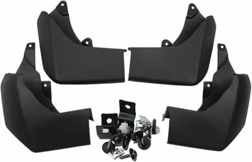 RYUNMP 4 Pezzi paraspruzzi paraspruzzi per Land Rover Discovery 4 LR4 2009-2017 paraspruzzi in Gomma Anteriori e Posteriori per Auto